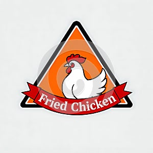 Crispy Fried Chicken Logo Design