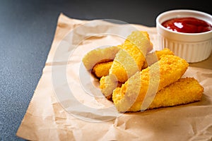 crispy fried fish fingers