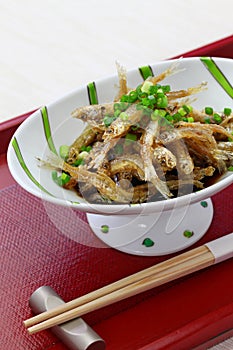 Crispy fried whitebait photo