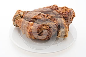 Crispy German pork knuckle