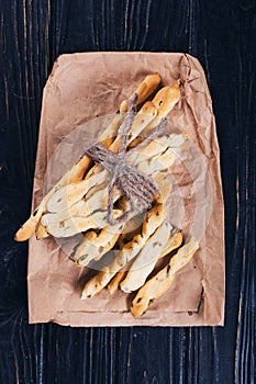 Grisini on old paper