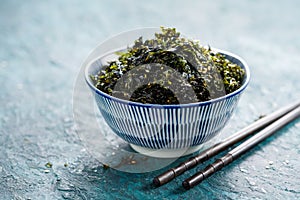 Crispy Nori Seaweed with sesame and sea salt.