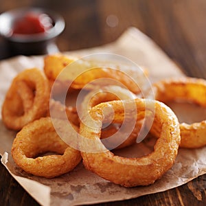 Crispy onion rings