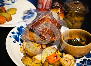 Crispy Pata - filipino style pork knuckle photo
