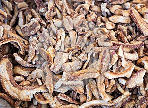 Crispy pork cracklings