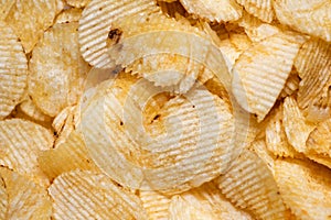 Crispy potato chips