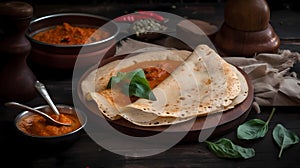 Crispy South Indian Dosa, Made with Generative AI