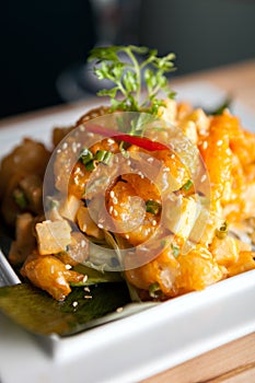 Crispy Thai Shrimp Dish