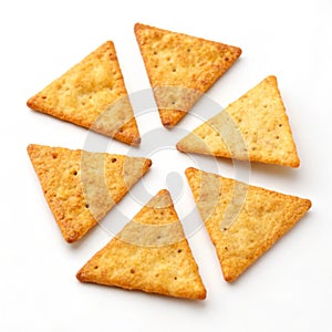 Crispy Triangle-Shaped Crackers photo