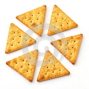 Crispy Triangle-Shaped Crackers photo