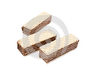 Crispy wafers with creamy hazelnut filling