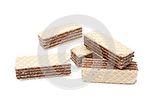 Crispy wafers with creamy hazelnut filling