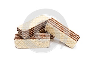 Crispy wafers with creamy hazelnut filling