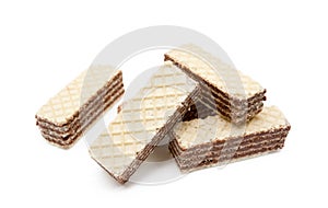 Crispy wafers with creamy hazelnut filling