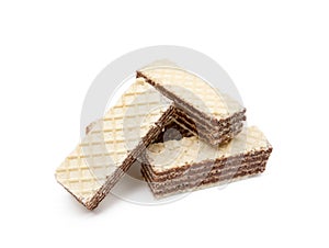 Crispy wafers with creamy hazelnut filling