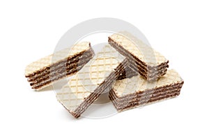 Crispy wafers with creamy hazelnut filling