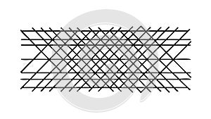 Criss-Cross Line Pattern, Abstract Geometric Texture, vector design Generative AI