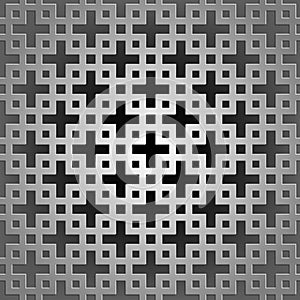 Crisscross abstract cellular