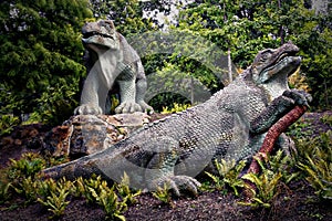 Cristal Palace, Dinosaurs Park, London, United Kingdom.