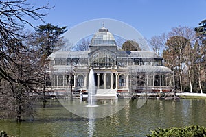 Cristal Palace in the Retiro Park, Madrid photo