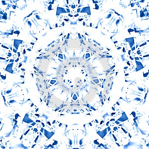 Cristal symmetry abstract design pattern. art shape