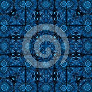 Cristal symmetry abstract design pattern. diamond backdrop