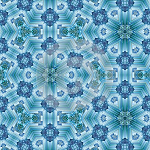 Cristal symmetry abstract design pattern. illustration diamond