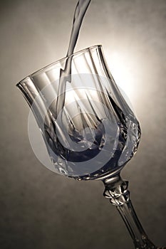 Cristal wine's flute