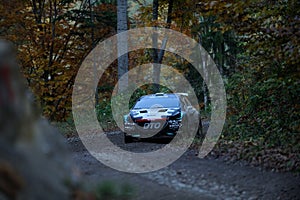 Cristian Dolofan and Mihai Sandu at Tess Rally 48 PS8 Glejerie