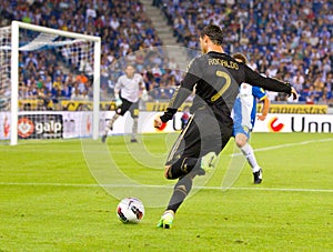 Cristiano Ronaldo shooting