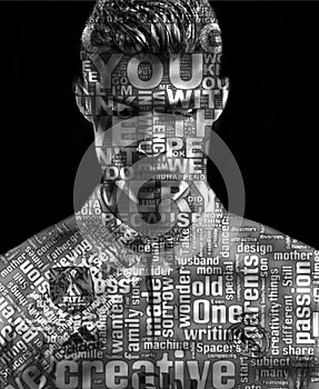 Cristiano Ronaldo text face