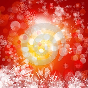 Cristmas background with lights