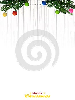 Cristmas copy space background on shading white wood photo