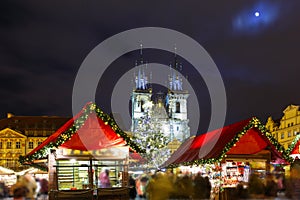 Cristmas Old Town square in Prague, Czech Republic