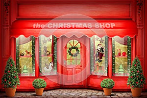 Natale il negozio 