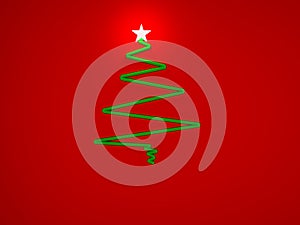 Cristmas tree with star