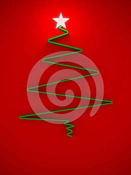 Cristmas tree with star