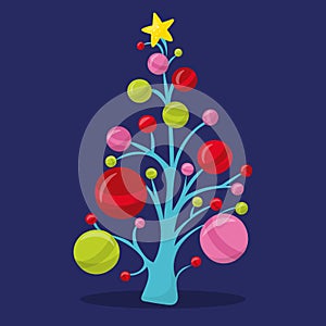 cristmast decor tree with toys 03