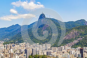 Cristo Redentor on the Corcovado mountain Rio de Janeiro Brazil photo