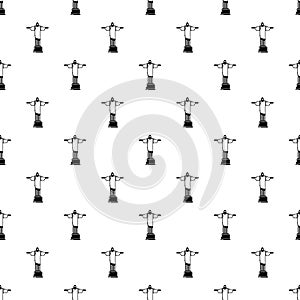 Cristo redentor pattern vector seamless