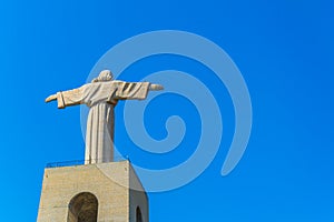 The Cristo Rei monument of Jesus Christ in Lisbon, Portugal
