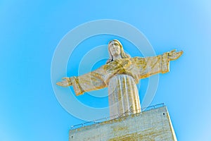 The Cristo Rei monument of Jesus Christ in Lisbon, Portugal