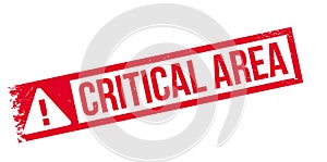 Critical Area rubber stamp photo