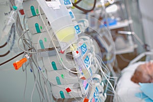 Critical care of seriously ill patient in the hospital