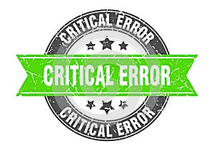 critical error stamp