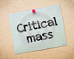 Critical Mass