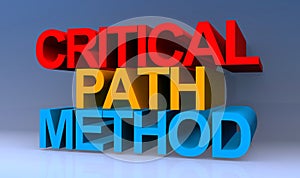 Critical path method on blue