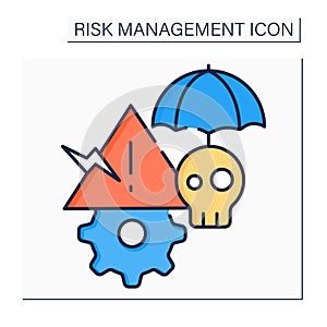 Critical risks color icon