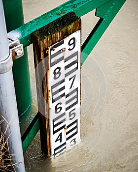 Critical river water level
