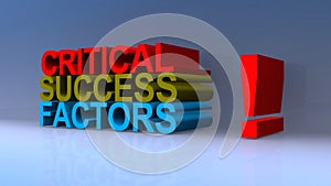 Critical success factors on blue